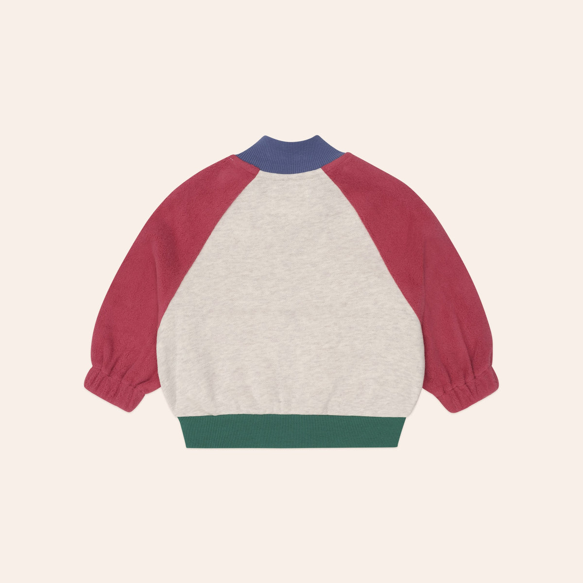Hux Colour Block Zip Sweat