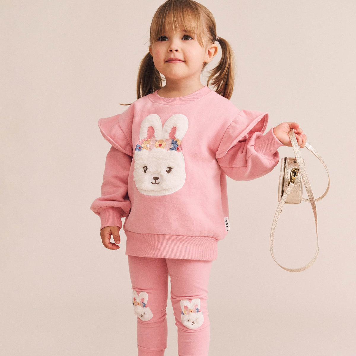 Flower Field Bunny Sweatshirt