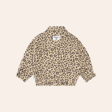 Very Cherry Leopard Print Denim Jacket