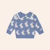 Bunny Field Frill Collar Pullover