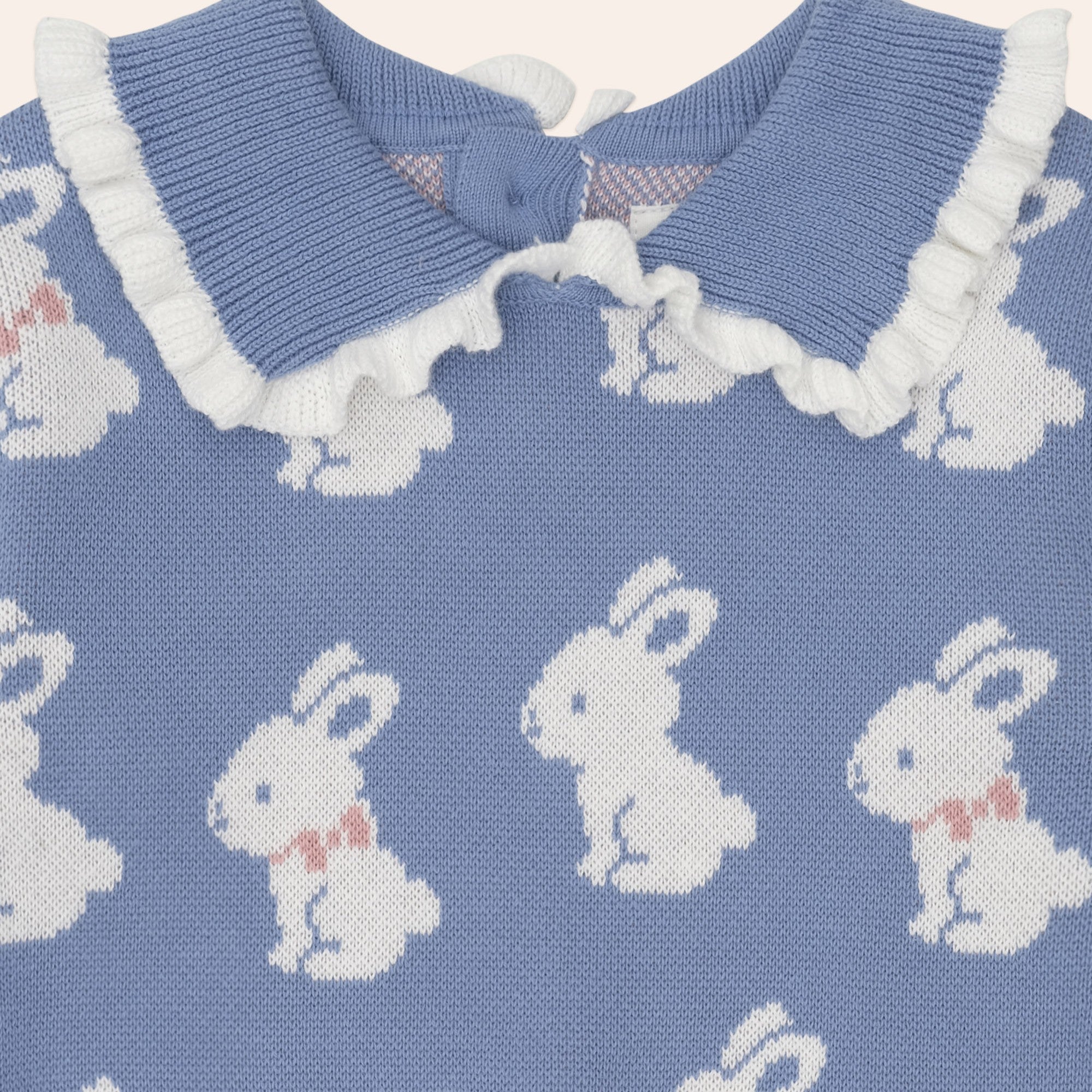 Bunny Field Frill Collar Pullover