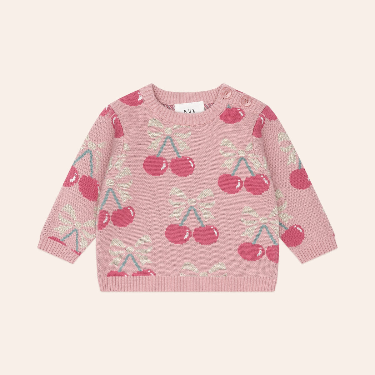Cherry Bow Pullover
