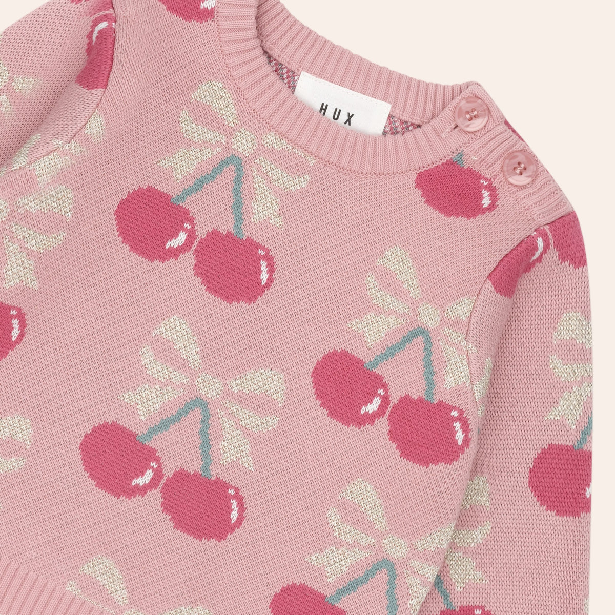Cherry Bow Pullover