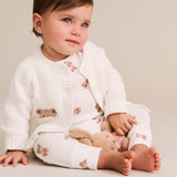 Newborn Peekaboo Hux Cardi