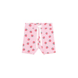 Strawberry Print Rib Bike Short