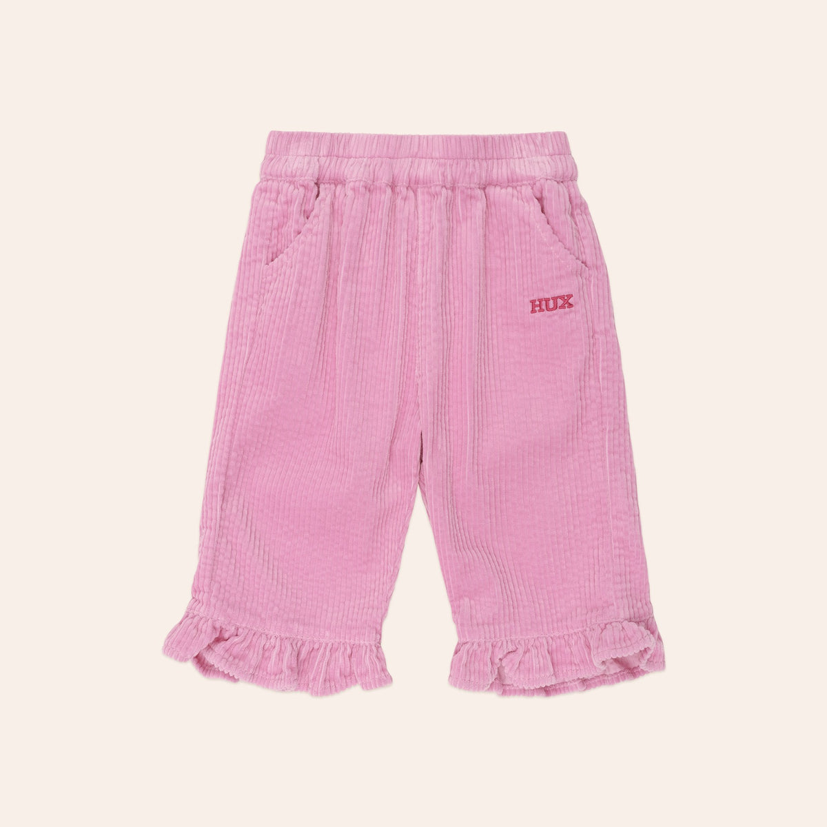 Cord Frill Hem Pant