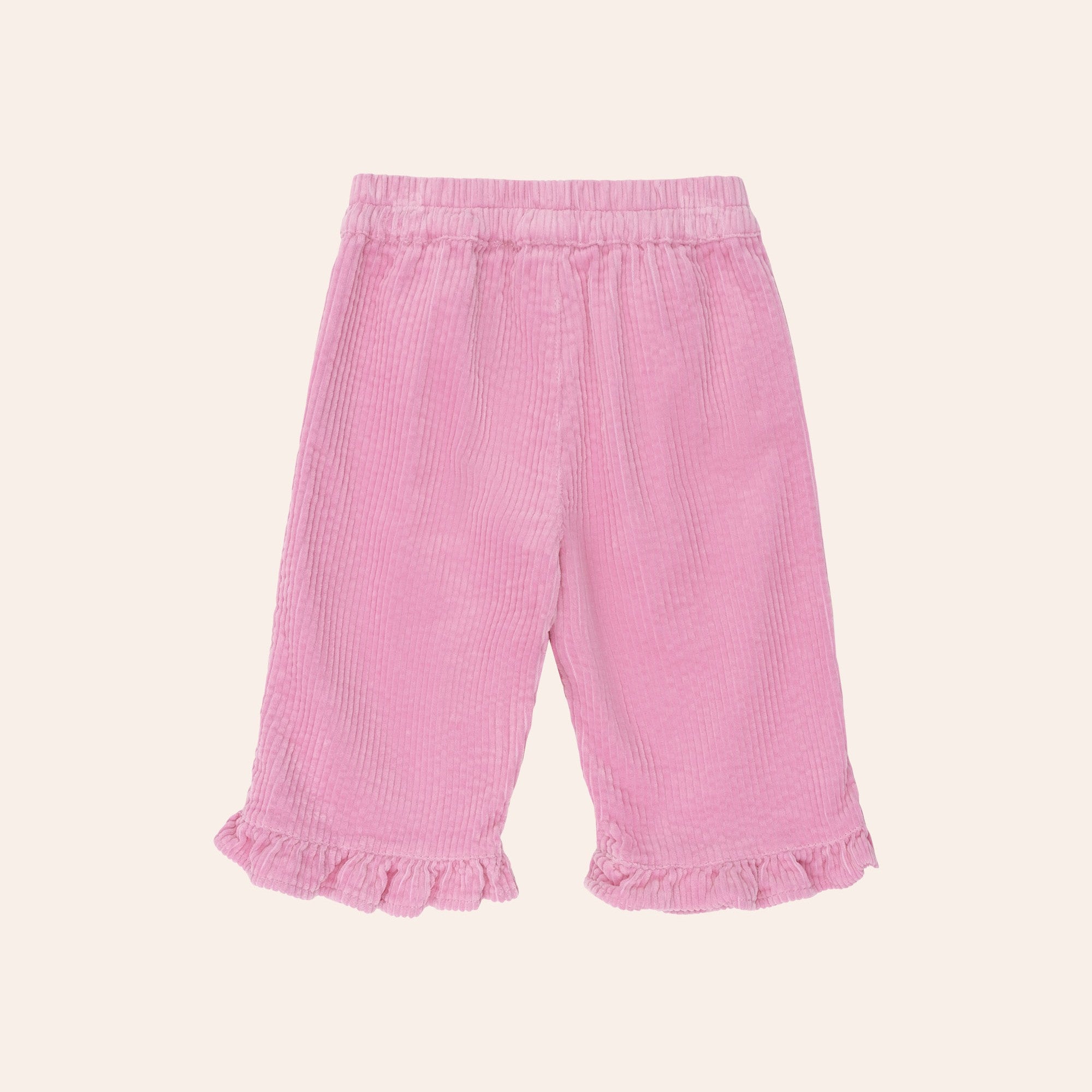 Cord Frill Hem Pant