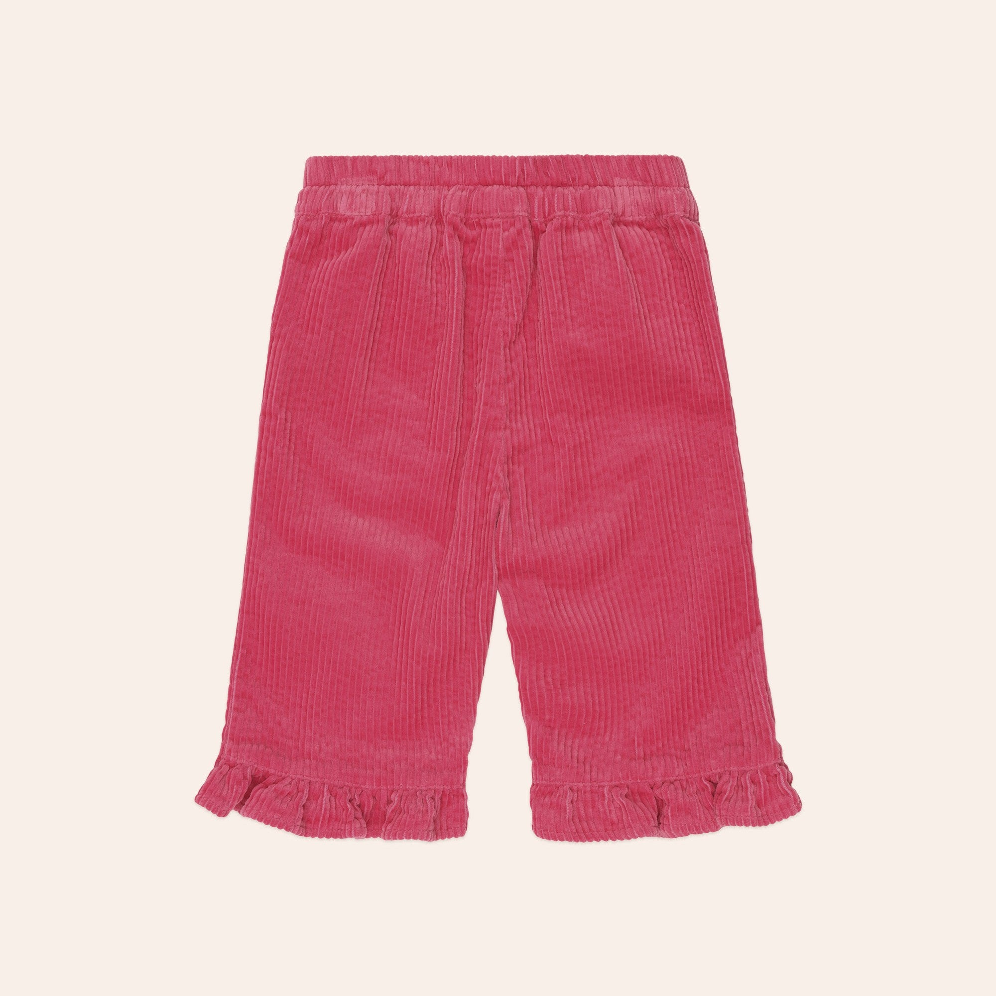 Cord Frill Hem Pant