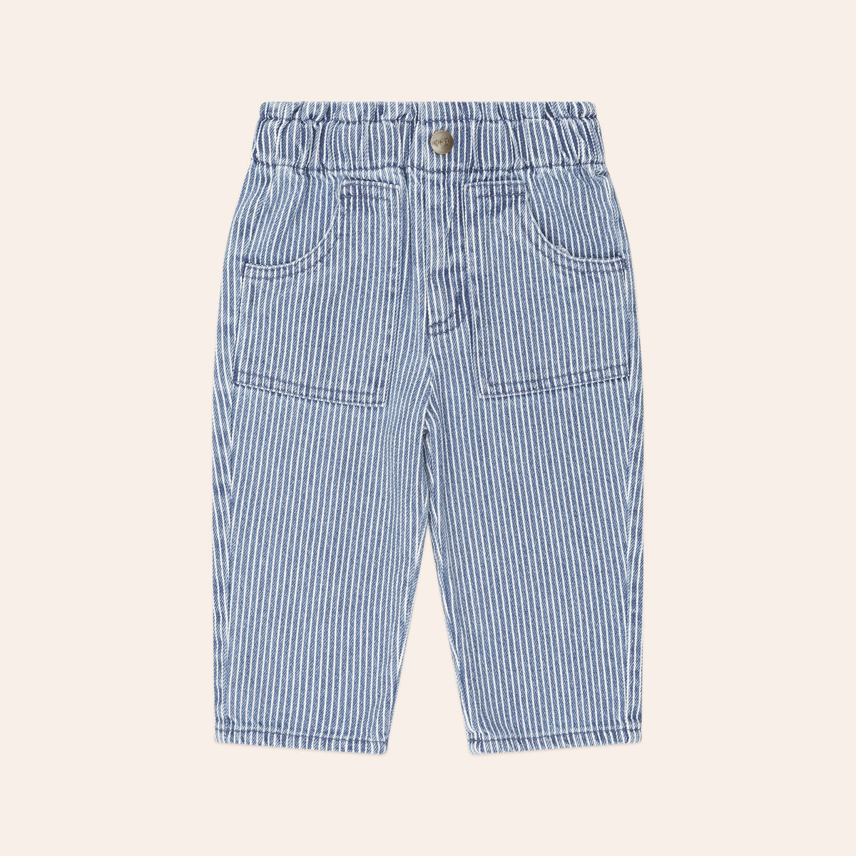 Vintage Bow Paperbag Demin Pant