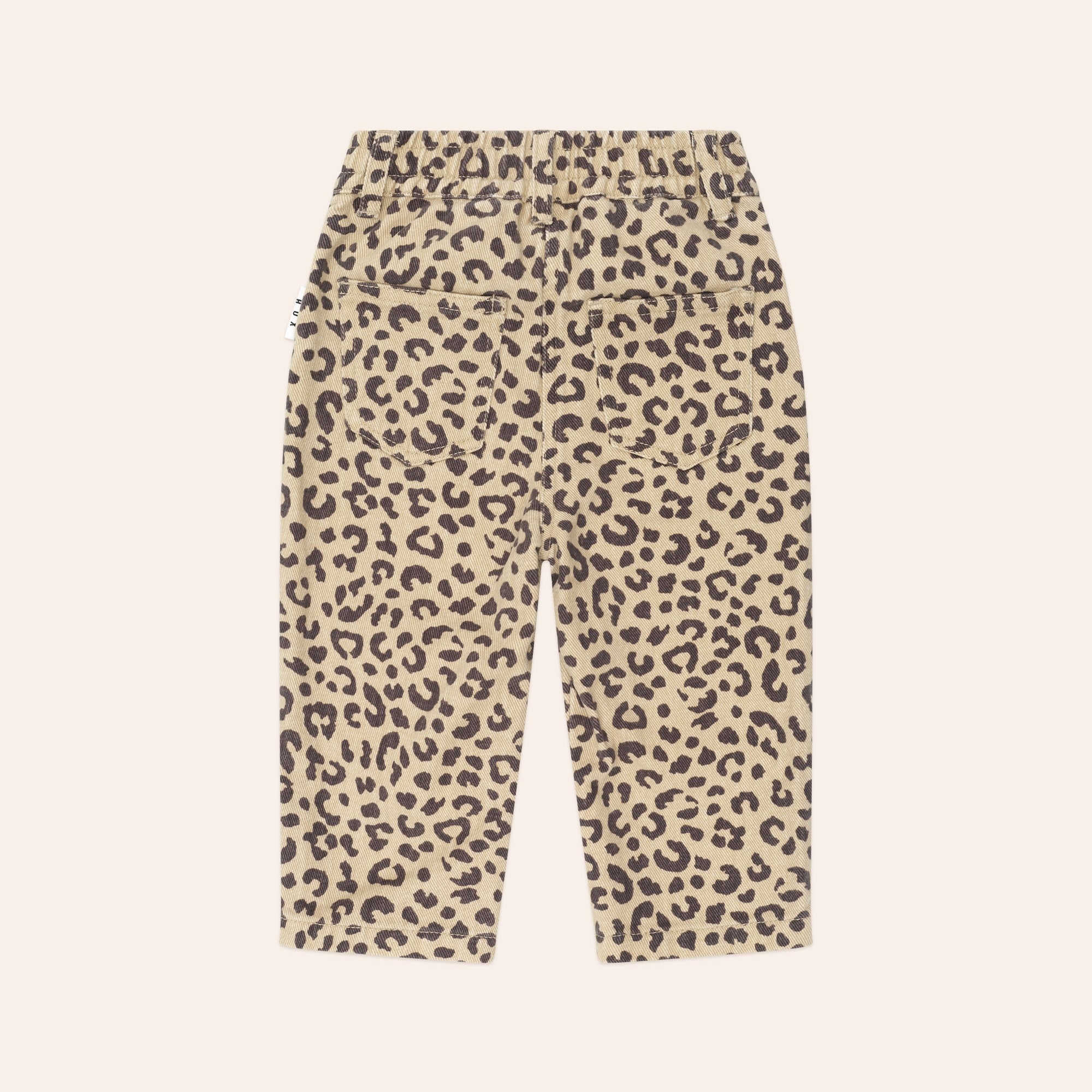 Leopard Print Denim Jeans