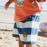 Beach Club Hux Block Stripe Short