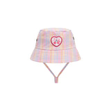 Seaside Rainbow Stripe Bucket Hat