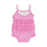 Polka Dot Ice Cream Tiered Swimsuit