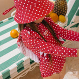 I Heart You Polka Dot Frill Swimsuit