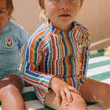 Beach Hux Rainbow Ottoman Swimsuit