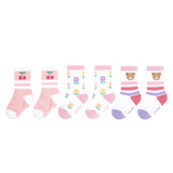 3PK Girls Sports Socks