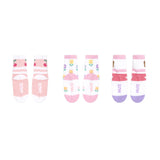 3PK Girls Sports Socks