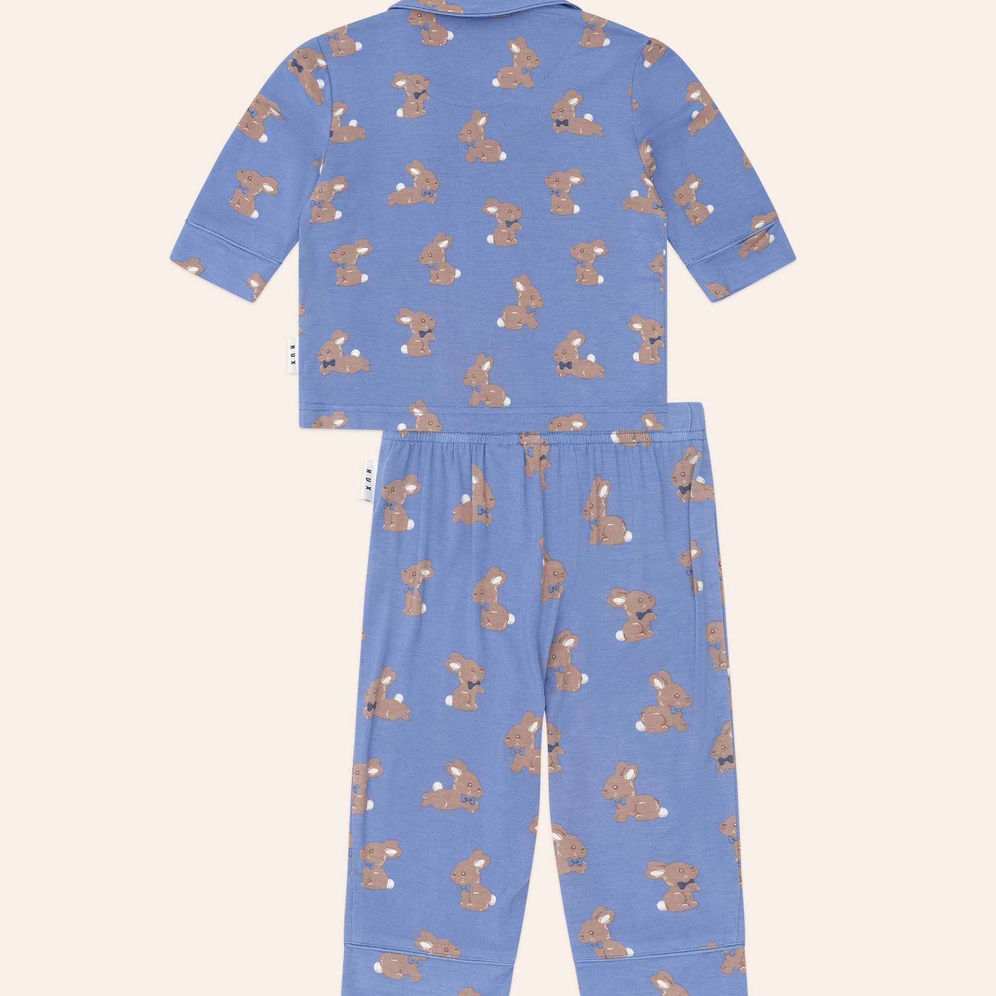 Vintage Blue Bunny PJ Set