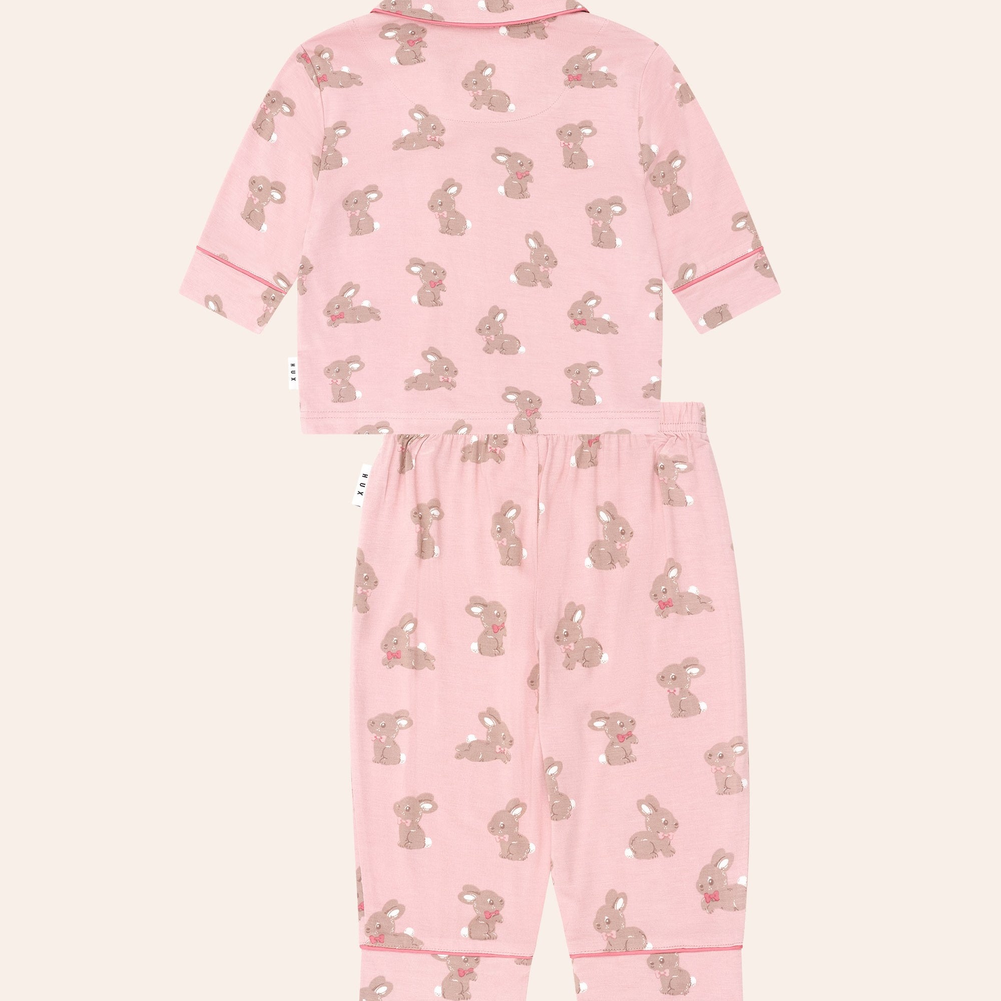 Dusty Pink Bunny PJ Set