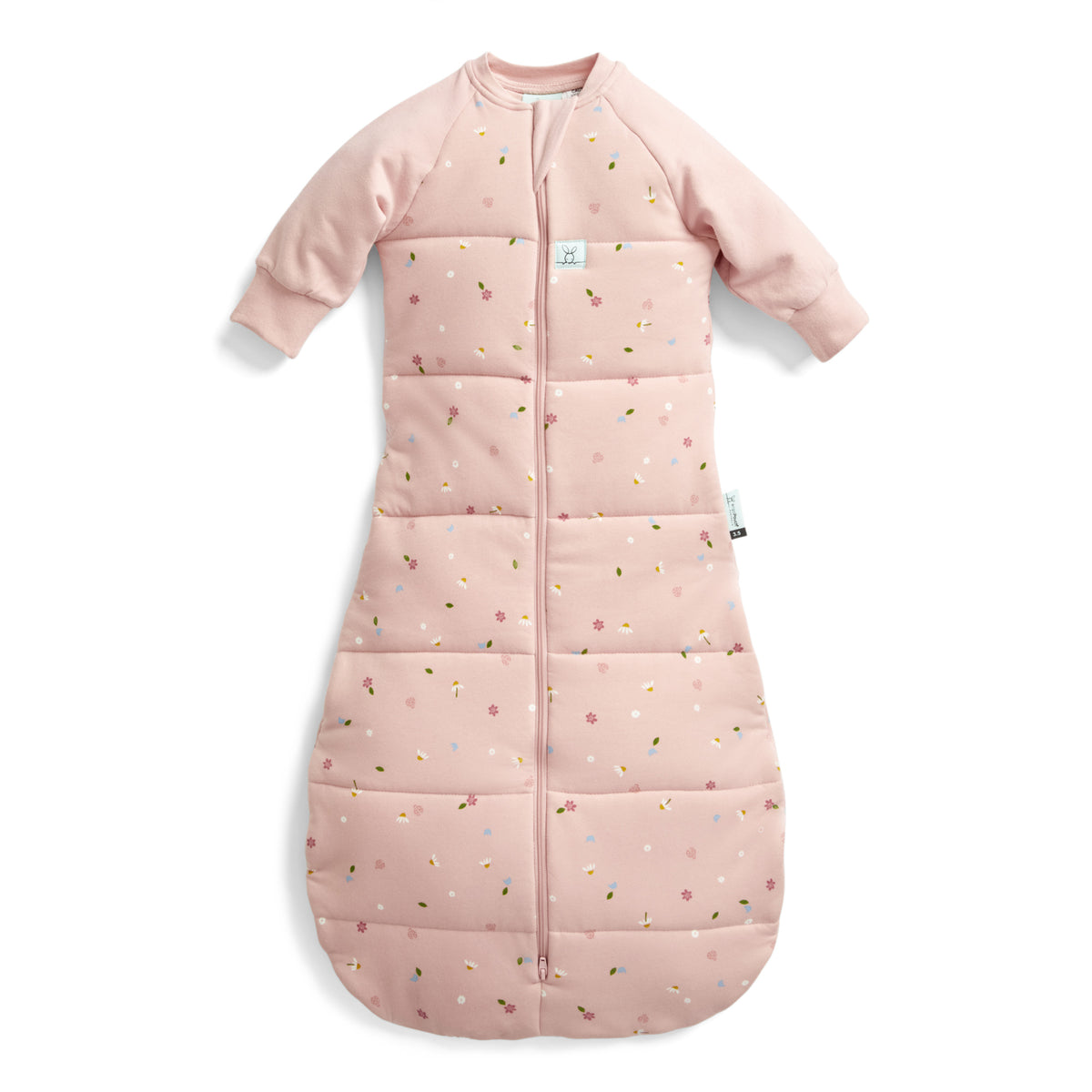 Jersey Sleeping Bag Sleeved 2.5 Tog (Daisies)