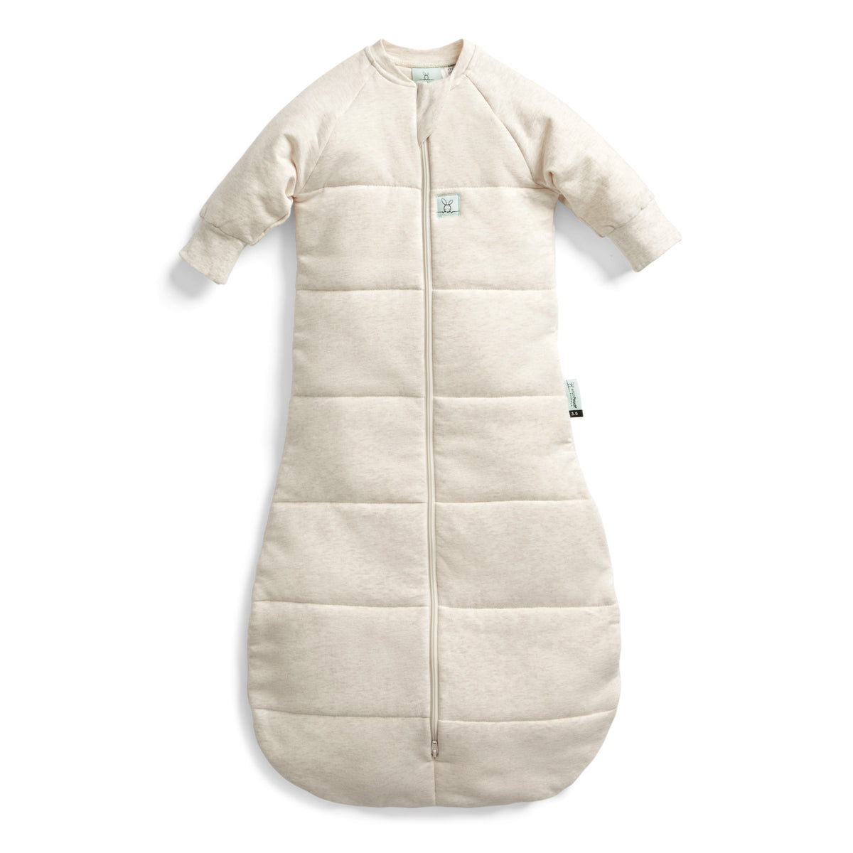 Jersey Sleeping Bag Sleeved 2.5 Tog (Oatmeal)
