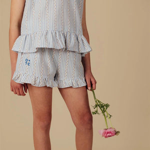 Peaches Boxy Frill Singlet