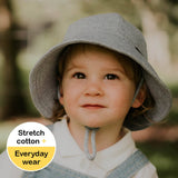 Toddler Bucket Hat - Grey Marle