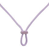 Ponytail Bucket Hat With Strap - Lilac