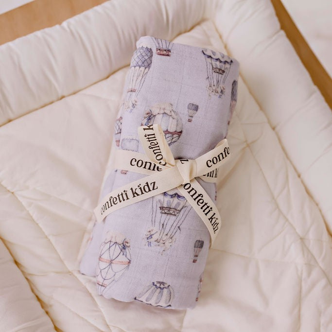 Dreamy Sheep Muslin Swaddle