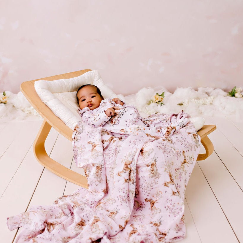 Enchanted Gardens Muslin Swaddle