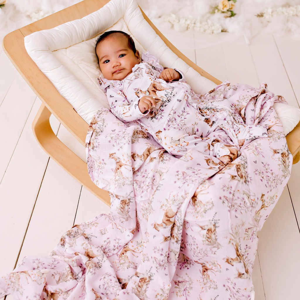 Enchanted Gardens Muslin Swaddle
