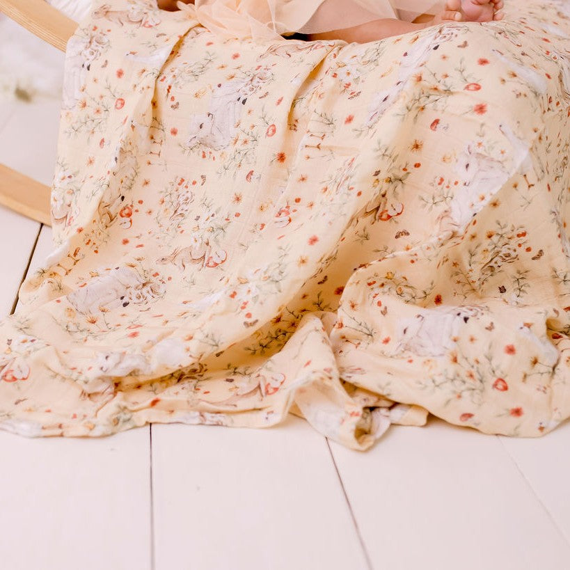 In The Meadow Muslin Swaddle