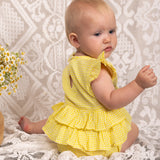 Nellie Playsuit (Yellow Gingham)
