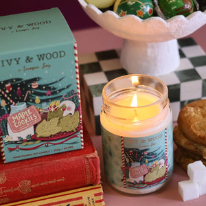 Maple Cookies Christmas Candle
