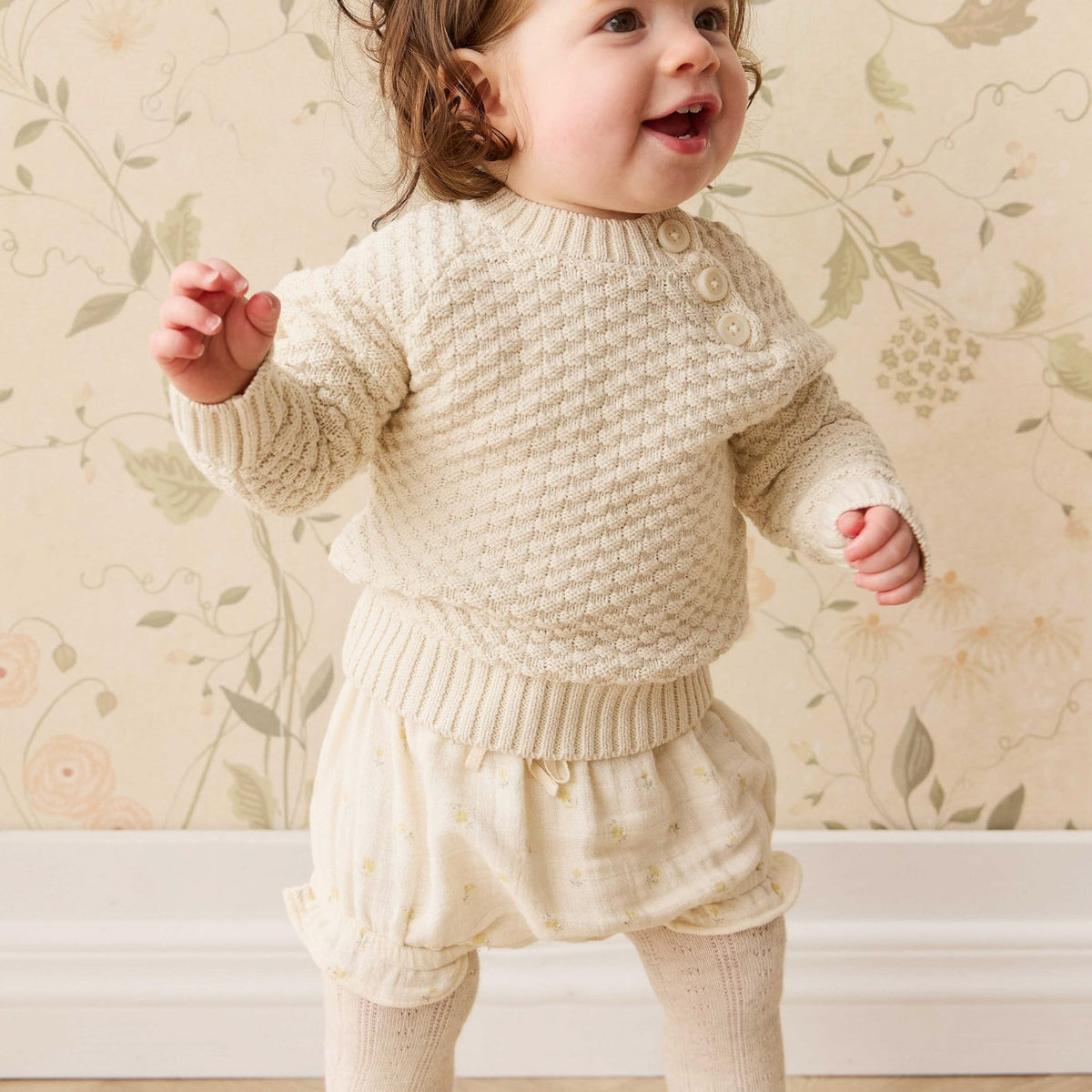 Muslin Frill Bloomer (Vintage Ditsy)