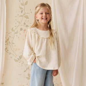 Muslin Amira Blouse (Vintage Ditsy)