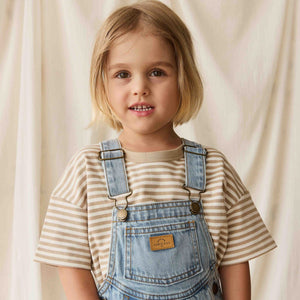 Pima Cotton Wesley Tee (Brioche/Cloud)