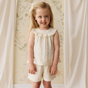 Muslin Annalise Top (Vintage Ditsy)