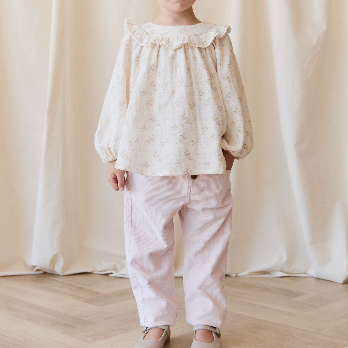 Muslin Cleo Top (Emelia Pink)