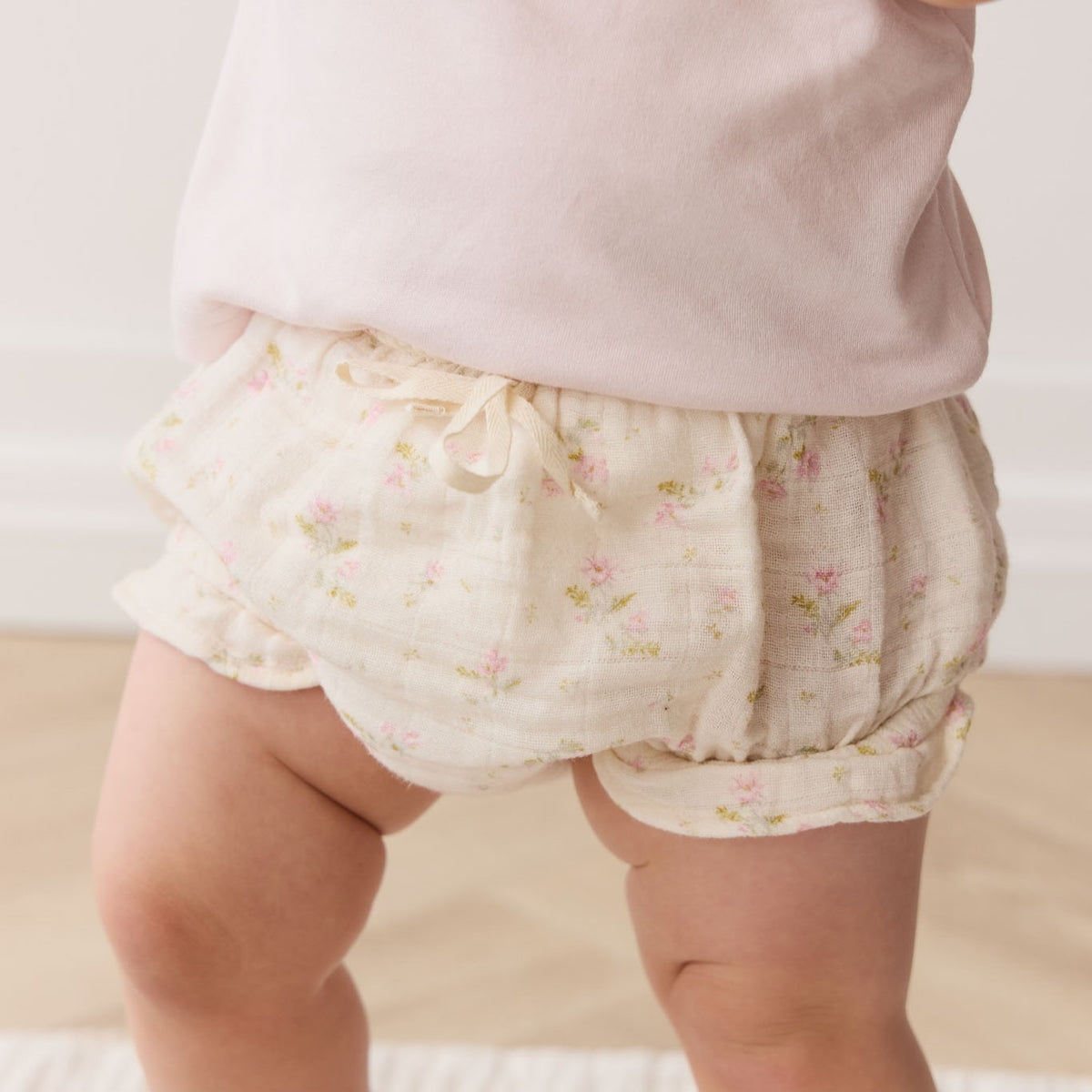 Muslin Frill Bloomer (Emelia Pink)