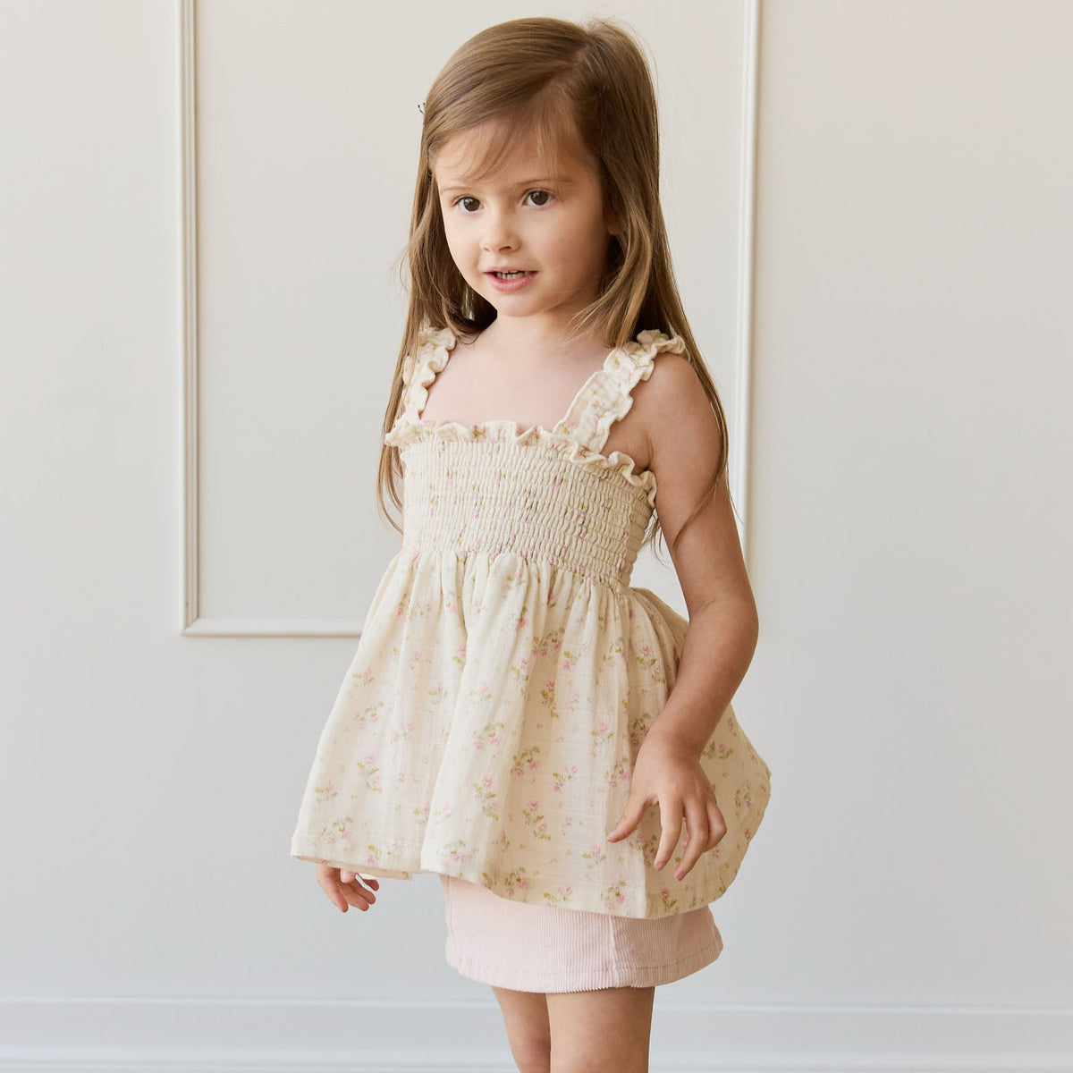 Muslin Tiana Top (Emelia Pink)