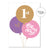 1st Bday Pink Greeting Card