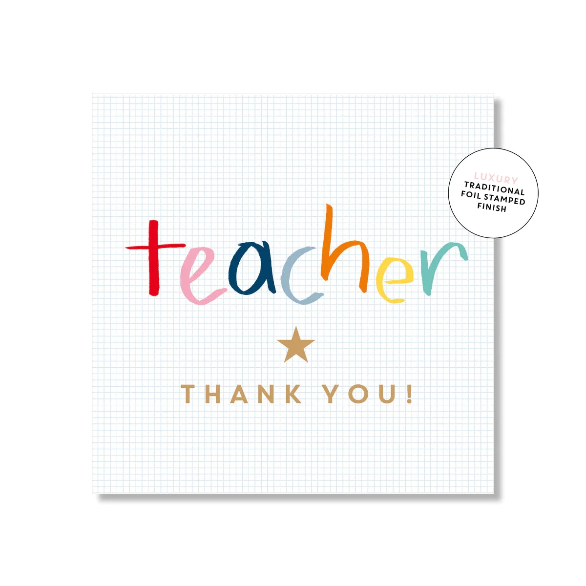 Teacher Thanks Small Greeting Card