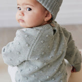 Dotty Knit Jumper - Mist Fleck