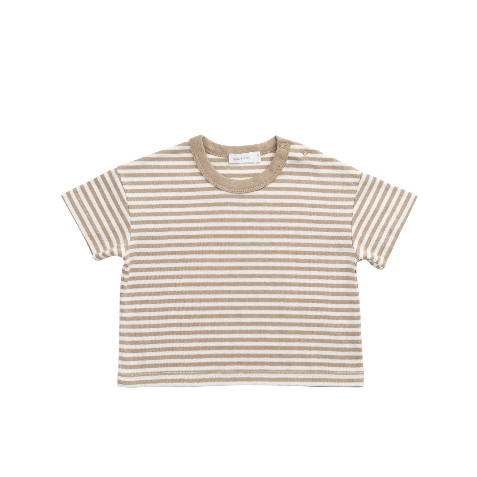 Pima Cotton Wesley Tee (Brioche/Cloud)