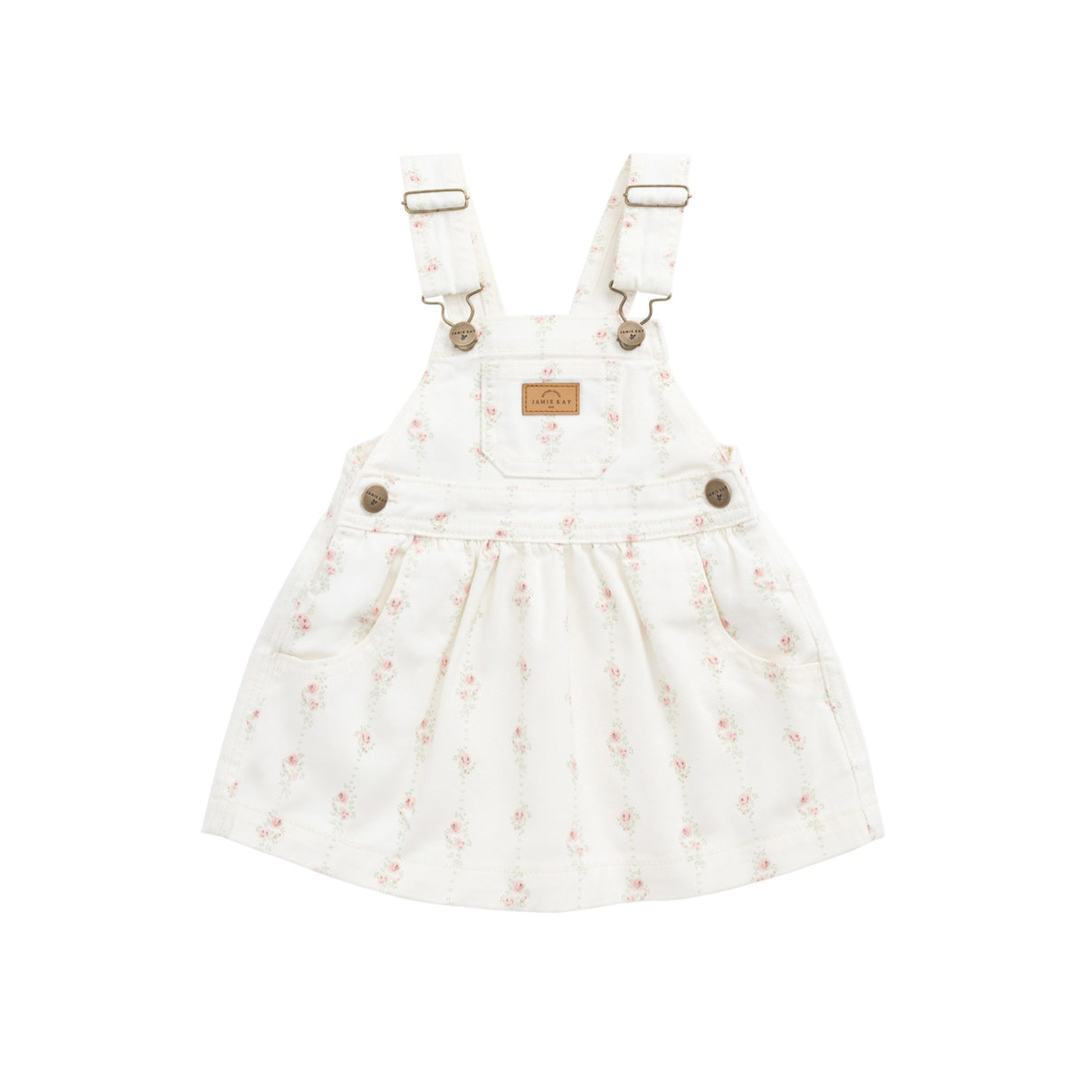 Norah Overall Dress (Rose Trail)