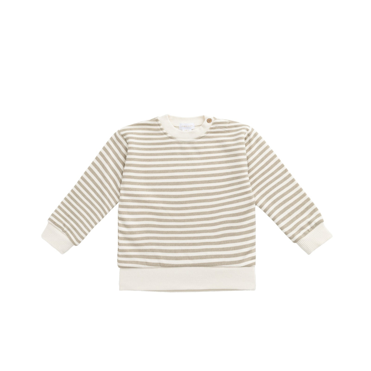 Peyton Sweatshirt (Sandy Brown/Cloud Stripe)