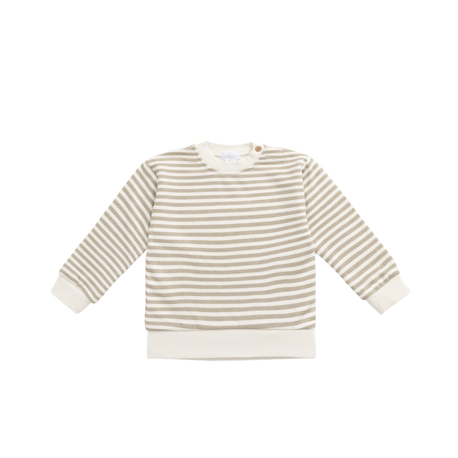 Peyton Sweatshirt (Sandy Brown/Cloud Stripe)