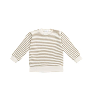 Peyton Sweatshirt (Sandy Brown/Cloud Stripe)