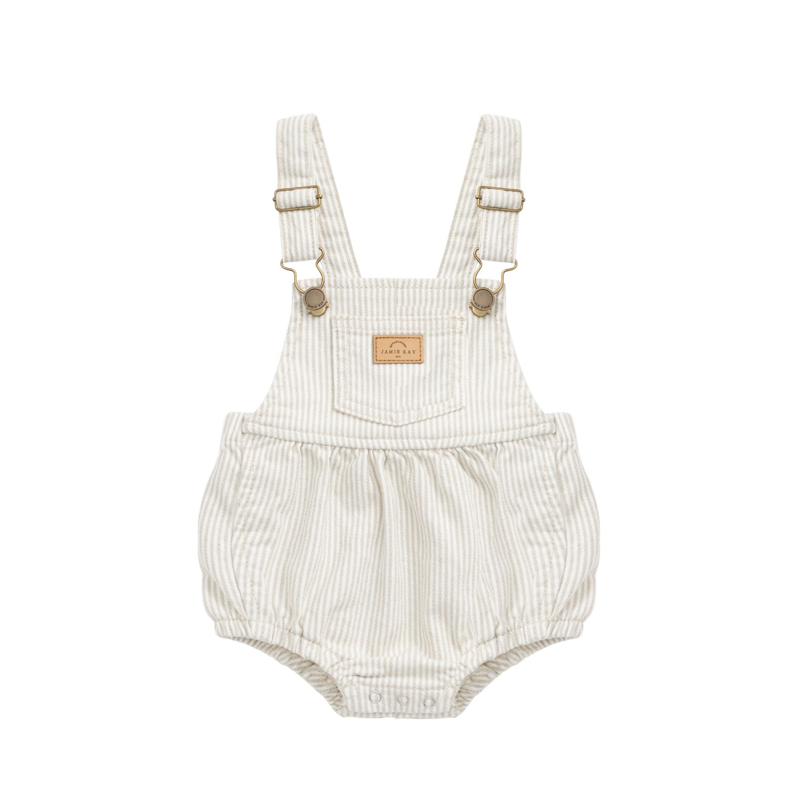 Pax Playsuit (Sandy Brown/Cloud Stripe)